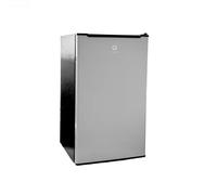 Freezer Monoporta 80 Litri con Apertura Frontale e Design Bicolore Argento/Nero