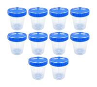 Freezer Storage Containers - 32oz Small Airtight Box, 10-Piece Meal Prep Food Containers With Lids, Clear Airtight Organizer | For Lunch Fruit Salad Ice Cream Snack Kitchen Pantry Refrigerator