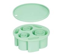 Freezer Trays, Silicone Ice Mold, Lid Covered Easy Release, Sturdy Tray Construction, Ice Maker for Kitchen, Bar, Cocktails, Whiskey, Vodka, Cold Drinks, Beverage Prep, Party Use