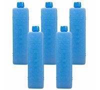 Freezerini Ghiaccio Riutilizzabili, 5 Pezzi 200ml Mattonelle Refrigeranti per Borsa Frigo Borsa Termica Contenitore del Pranzo Refrigeratore d'aria, Elementi Refrigeranti per Campeggio Picnic Spiaggia