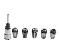 Frefgikty 1/4 di pollice Shank ER16 Router Collet Adapter Extension Chuck Rod Incisione Macchina di Estensione con Molla Collet Set