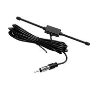 Frefgikty 1 x antenna universale per auto, barca, stereo, AM FM, a dipolo, montaggio adesivo, antenna radio in vetro