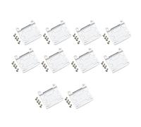 Frefgikty 10PCS Mini Metallo PCIE PCI-E Half a Full Size Scheda di Estensione Wireless WiFi PCI-Express Staffa Adattatore con