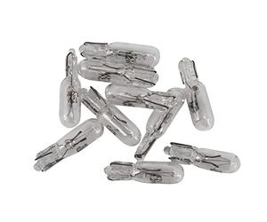 Frefgikty 10Pcs T5 17 86 206 286 Lampadina Alogena Auto Pannello Strumenti Lampada Auto Cuneo Cruscotto Lampada 1.2W 12V Caldo