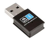 Frefgikty 150Mbps Bluetooth 4.0 USB 2.4G Plug and Play Ricevitore Wifi Drive Adattatore Wifi Gratuito Misura Per Computer Portatile Desktop