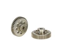 Frefgikty 2Pcs 48DP 3.175mm 40T Pignone Motor Gear per RC Auto Spazzolato Motore Brushless