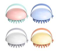 Frefgikty 4 pezzi testa corpo cuoio capelluto massaggio staccabile lavaggio capelli pettine doccia spa forniture