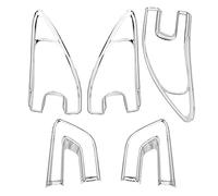 Frefgikty 4 Pz Auto Copertura Della Luce Posteriore Trim Telaio Abs Chrome Decorazione Per Kadjar 2015 2016 2017 2018 Accessori Styling