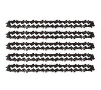 Frefgikty 5 mini catene per motosega per motosega da 15,2 cm, guida per motosega, ricambio portatile