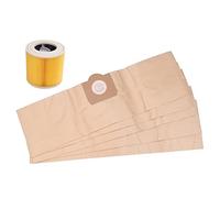 Frefgikty 5 sacchetti per aspirapolvere, 1 filtro per aspirapolvere WD3 Premium 3.300 M 3.200 WD3.500 P 6.959-130