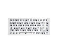 Frefgikty 75% Guarnizione Meccanica Tastiera Kit PCB Interruttore Hot Swap Effetti di Illuminazione RGB Interruttore LED Wired/Bluetooth Dual Mode,D