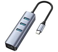 Frefgikty Adattatore da USB C a Ethernet, da RJ45 a USB C per adattatore di rete LAN Gigabit Ethernet 3/Type-C per Pro