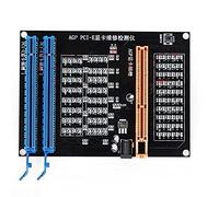 Frefgikty AGP PCI-E X16 Doppio Display Immagine Scheda Video Checker Tester Scheda Grafica Strumento Diagnostico