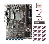 Frefgikty B250C ETH Scheda Madre 12 USB3.0+G3930 CPU+DDR4 8G 2133Mhz RAM+12XVER009S Riser+ SATA+ Interruttore per BTC