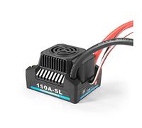 Frefgikty Brushless ESC Ricambio 2-4S con 5.8V-6.1V/3A BEC per 1/8 1/10 1/12 RC Modello Auto Camion Barca, 150A