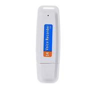 Frefgikty Chiavetta USB Registratore Audio Digitale Dittafono Penna Vocale USB Portatile U Disk Supporto 32GB Scheda di Memoria ()