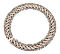 Frefgikty Chitarra classica intarsio in legno buca diametro interno 93 mm