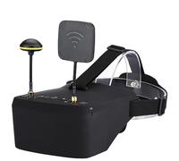 Frefgikty EV800D 5.8G 40CH 5 Pollici 800X480 Video Headset HD DVR Diversity FPV Occhiali + Batteria Fit Per RC Modello Durevole
