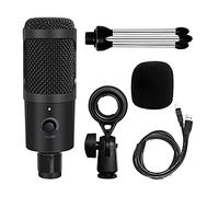 Frefgikty Microfono a condensatore, microfono USB per PC, laptop, gaming Mic per registrazione, Voice Over, Streaming, Home Studio
