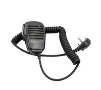Frefgikty Microfono altoparlante a spalla microfono con PTT per radio bidirezionale portatile standard VX-231 EVX-531 VX-160 VX-168 VX-180