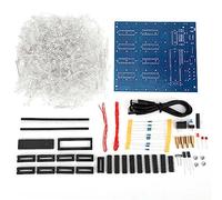 Frefgikty Mini 3D 8 8X8X8 LED elettronici cubi luce bianca+blu per/regalo di Capodanno