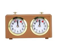 Frefgikty Orologio meccanico a scacchi analogico per gioco di scacchi, orologio con ufficiale, batteria necessaria