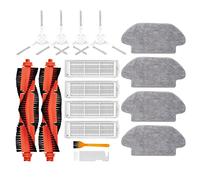 Frefgikty Per Robot Aspirapolvere Mop 2S Cleaner XMSTJQR2S Pezzi di Ricambio Principale Laterale Filtro Hepa Panno Mop
