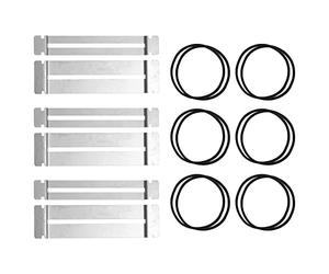 Frefgikty Protezioni per tastiera per chitarra in acciaio , protezione per tastiera e basso, strumento per liutaio, protezione per