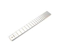 Frefgikty Righello per collo della chitarra, scala di misurazione per tastiera, strumento per collo LP 22 Fret 24,75 pollici chitarra elettrica accessori per collo