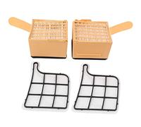 Frefgikty Set di 2 filtri di protezione motore (filtro motore) + 2 filtri HEPA/microfiltro/hepafilter adatti per Kobold VK 135, 136, VK135, VK136