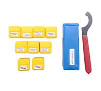 Frefgikty Set di 9 pinze a molla Er32 da 2/4/6/8/10/12/16/18/20 mm + 1 pezzo Mt3 Er32 Mandrino Morse Taper Holder Pinza Set di utensili elettrici