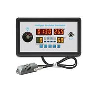 Frefgikty ZFX-W9002 Termostato Intelligente Controllo Umidità Temperatura Digitale Incubatore 360 Automatico Tornitura 12V