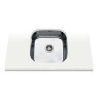 Fregadero Edesa FUJI BE 40x40 1C R-60 Acciaio Inox Incasso Sottotop Quadrato 1 Vasca