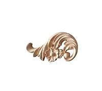 Fregi In Legno Decorativi Per Mobili 2 PCS Spot Fornitura Angolo Fiore Stile europeo Mobili Decalcomania Accessori decorativi Intaglio all'ingrosso e al dettaglio Fregio Legno(K3-8.5X5cm-left)