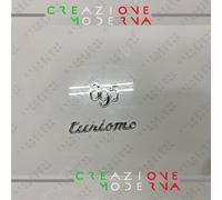Fregio badge Stemma posteriore Logo ABARTH 695 TURISMO CROMATO