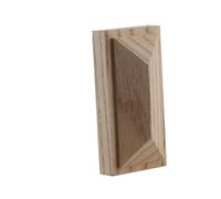 Fregio In Legno Figurine di decalcomanie for applique in legno Decorazioni intagliate in Non verniciate Grandi foglie Rettangolo Fiore Porte for mobili(4cmX8cm)