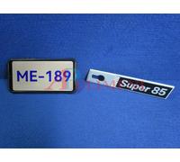 FREGIO LOGO SIGLA SCRITTA PLASTICA LATERALE ANTERIORE DX FIAT RITMO "SUPER 85"