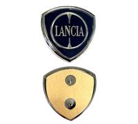 Fregio Stemma Anteriore Adesivo Logo per Lancia Ypsilon 2006>2013 MUSA 69x70 mm
