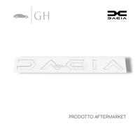 FREGIO / STEMMA / LOGO / EMBLEMA / SCRITTA 3D BIANCA DACIA SANDERO (III)