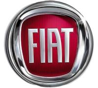 Fregio Stemma Logo Rosso Compatibile Con Fiat 500 Punto Multipla Panda Croma Anteriore 95 mm NON ADATTO PER 500L