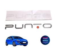 FREGIO STEMMA LOGO SCRITTA EMBLEMA COFANO POSTERIORE FIAT PUNTO EVO CON ROSSO
