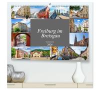 Freiburg im Breisgau Impressionen (hochwertiger Premium Wandkalender 2026 DIN A2 quer), Kunstdruck in Hochglanz: Zwölf einmalig schöne Bilder der Stadt Freiburg im Breisgau