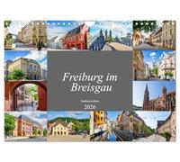 Freiburg im Breisgau Impressionen (Wandkalender 2026 DIN A4 quer), CALVENDO Monatskalender: Zwölf einmalig schöne Bilder der Stadt Freiburg im Breisgau