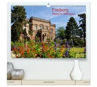 Freiburg Perle im Breisgau (hochwertiger Premium Wandkalender 2026 DIN A2 quer), Kunstdruck in Hochglanz: Sonnige Schwarzwaldmetropole im Dreiländereck