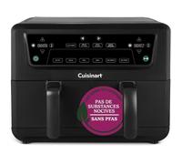 Freidora de aire CUISINART AFD10OBLE - Capacidad de 10,4 L - Tanque doble - Negra - 2400 W