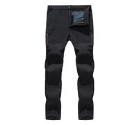 Freiesoldaten Uomo Outdoor Foderati in Pile Pantaloni Invernali Resistenti all'Acqua per la Pesca Passeggiate Escursioni Softshell Pantaloni da Sci