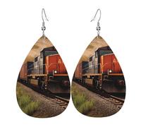 Freight Train Orecchini Pendenti A Goccia In Pelle Eleganti Orecchini Pendenti Innovativi Ciondolo Con Pendente A Goccia Per Balli Matrimoni Feste