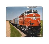 (Freight Train) Tappetino Mouse Confortevole Tappetini Mouse Antiscivolo Mousepad per Laptop Pc Lavoro 25X30Cm