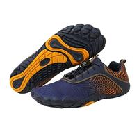 Freiluftkind Overland Barefoot Shoes idrorepellenti e Foderati (Blu/Misura 47) - Scarpe Barefoot Unisex per l'inverno - Scarpe Calde Impermeabili