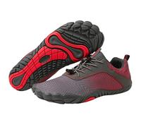 Freiluftkind Overland Barefoot Shoes idrorepellenti e Foderati (Rosso/Misura 42) - Scarpe Barefoot Unisex per l'inverno - Scarpe Calde Impermeabili